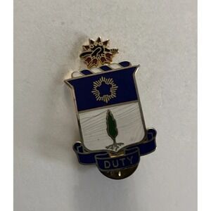 Vanguard US Army Crest 21st Infantry Regiment Duty Enamel Lapel Pin NS Meyer NY